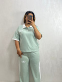 ست تیشرت یقهدار و شلوار زنانه | ست اسپرت و راحت تابستانی